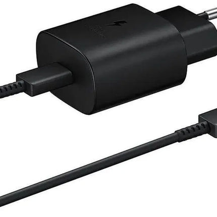 Originele Samsung 25W Power Adapter met USB-C Kabel 1 Meter 3A Zwart Bulk