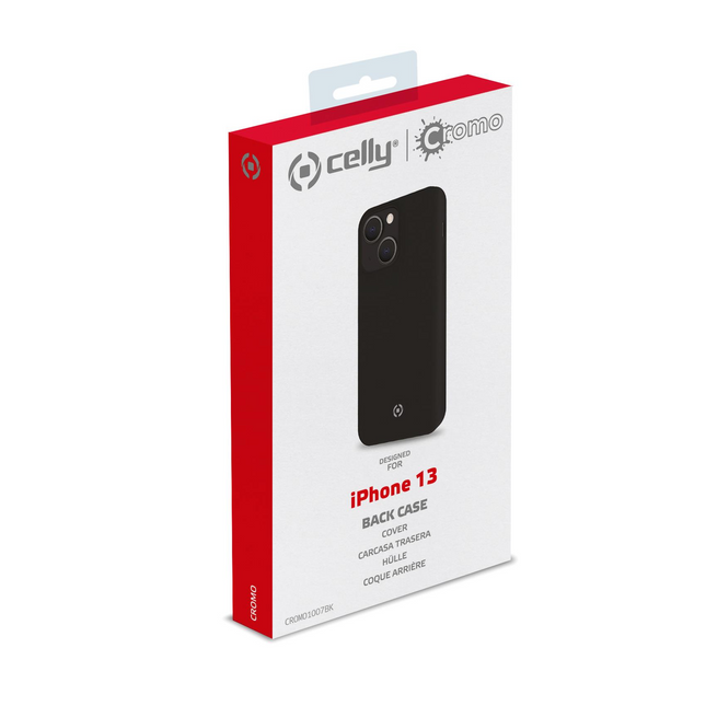 Celly Cromo Case For iPhone 13 Black