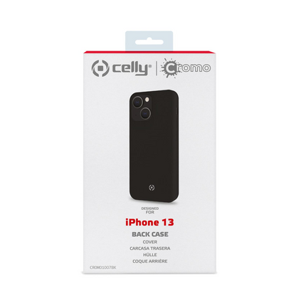 Celly Cromo Case For iPhone 13 Black