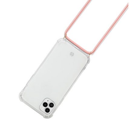 Celly Lacet Back Case + Adjustable Neck Strap For iPhone 11 Pro Max