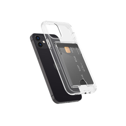 iPhone 12/12 Pro Transparant Bumper Hoesje Met Kaartjes