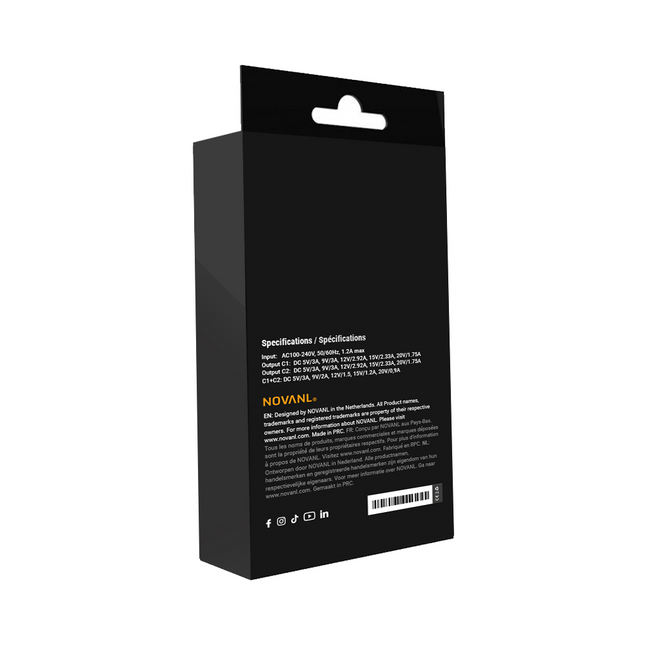 NOVANL ProCharge GaN 65W Triple Port (GAN) Wall Charger