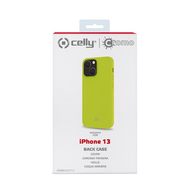 Celly Cromo Case For iPhone 13 Yellow