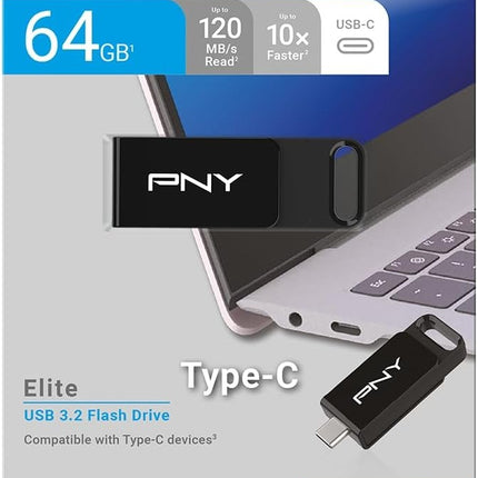 PNY USB Key Type C Elite 64GB