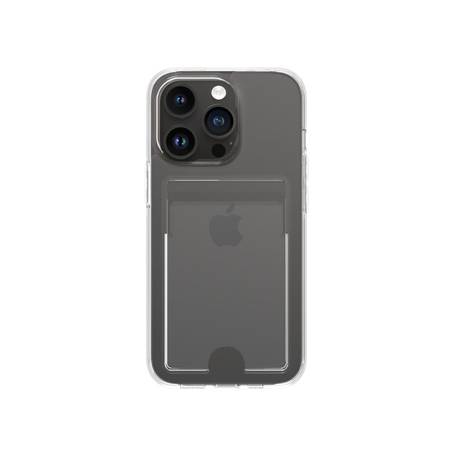iPhone 14 Pro hoesje Anti Shock Transparant met ruimte voor pasjes