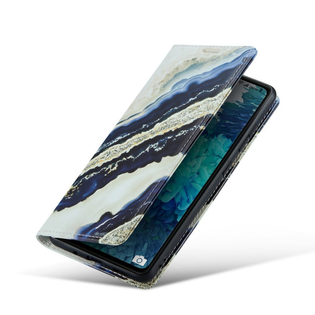 CaseMania Luxe Slim Print Wallet Case - Samsung A34 - Beige