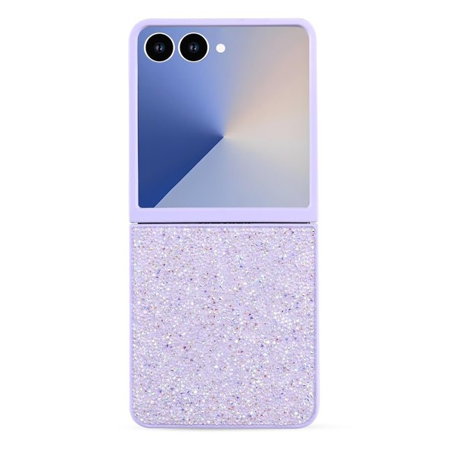 Samsung Z Flip 7 - CaseMania Luxe 3D Diamond Case - Lila H18035