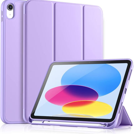 Lila Silicone Smart Cover- iPad A16(2025)/iPad 2022 (10.9 inch 10e Generatie)