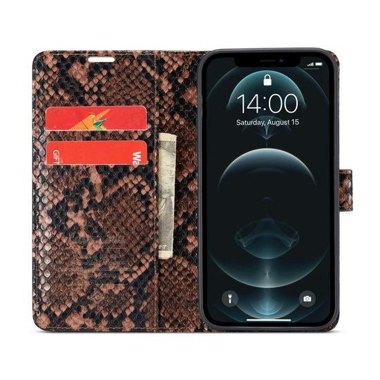 iPhone 11 hoesjes bookcase Snake Design Luxe Wallet Case