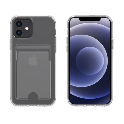 iPhone 12/12 Pro Transparant Bumper Hoesje Met Kaartjes