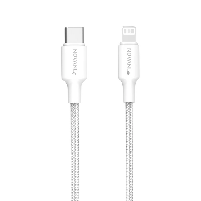NOVANL SpeedCharge USB C naar 8-pins kabel 30W (1M) wit