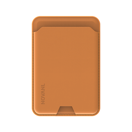 NOVANL Magnetic kaarthouder met MagSafe voor iPhone oranje kleur