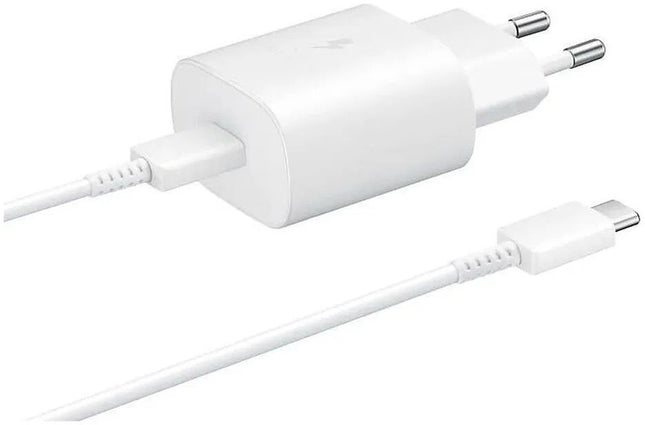 Originele Samsung 25W Power Adapter met USB-C Kabel 1 Meter 3A Wit Bulk