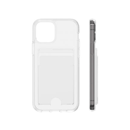iPhone 16 Pro hoesje backcover met pasjeshouder transparant