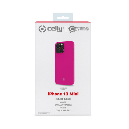 Celly Cromo Case For iPhone 13 Mini Pink