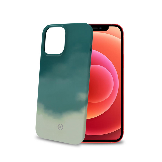 Celly Watercol (TPU) For iPhone 13 Green
