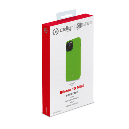 Celly Cromo Case For iPhone 13 Mini Green