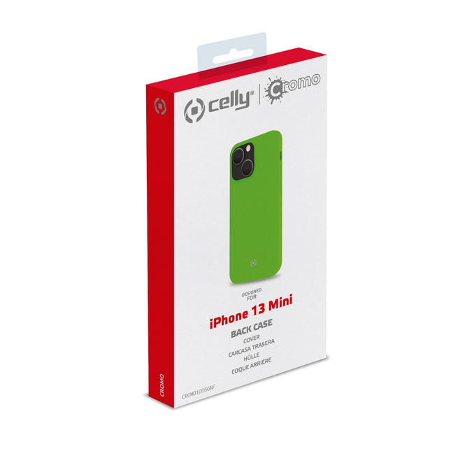 Celly Cromo Case For iPhone 13 Mini Green
