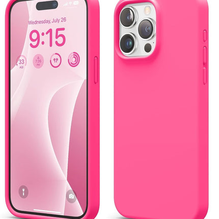 iPhone 17 Pro Max hoesje Silicone Case Fuchsia