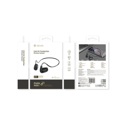 DEVIA Lite1 Air TWS-oortelefoon (zwart)