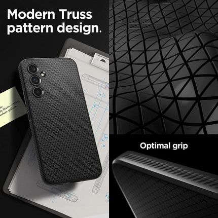 Combat Armor Carbon Case - Samsung A54 - Zwart