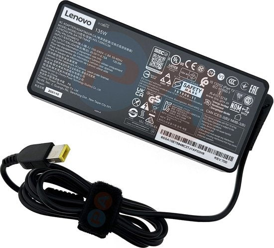Lenovo 135W Slim Tip AC Adapter laptop oplader