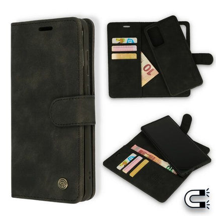 Casemania 2-in-1 Magnetic Case - Samsung A21s - Zwart