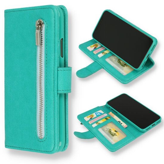 Rits High Quality Bookcase - Samsung A21s - Turquoise