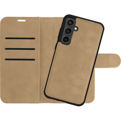 Samsung Galaxy A35 hoesje Magnetic 2-in-1 Bookcase wallet case bruin