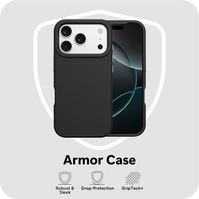 Just in Case ArmorGrip Case - iPhone 17 Pro Max - Rugged Back Cover -