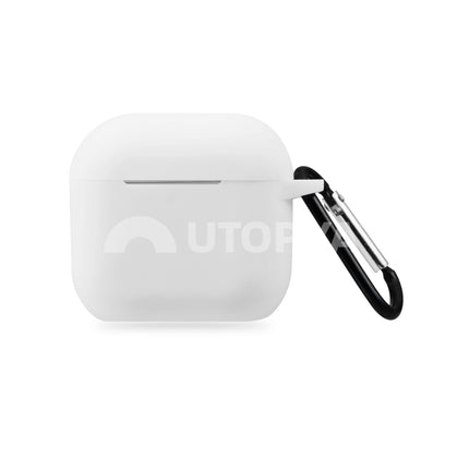 Voor AirPods 4 Silicone hoesje Case - wit