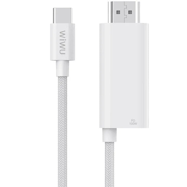 WiWU USB-C naar HDMI 4K-kabel 1,8 m (Wi-PS001)