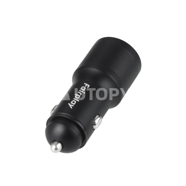 FAIRPLAY Car Charger (60W) (2 USB-C) Fast Charger