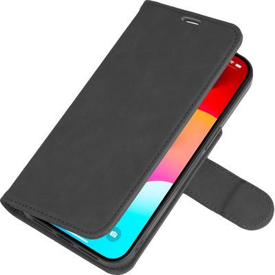 iPhone 15 Pro hoesje magneet wallet boekcase 2in1 case zwart
