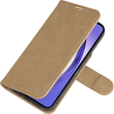 Samsung Galaxy A35 hoesje Magnetic 2-in-1 Bookcase wallet case bruin