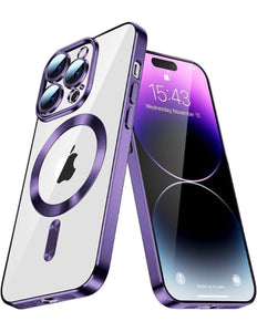 iPhone 15 hoesje magsafe paars