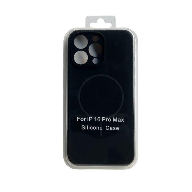 Liquid Soft Touch Magnetic Magsafe Case - iPhone 15 Pro - Zwart