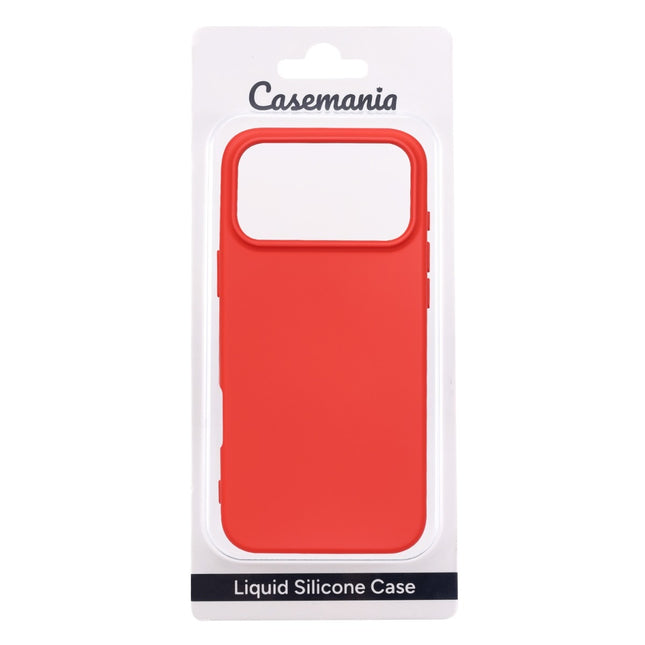 iPhone 17 Pro Max hoesje Silicone Case Rood