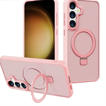 Xssive Back Case voor Magsafe Ronde Stand Galaxy S26 - Pink