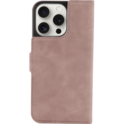 Just in Case PrimeWallet Case - iPhone 15 Pro Max - PU leather Wallet Case - Pink