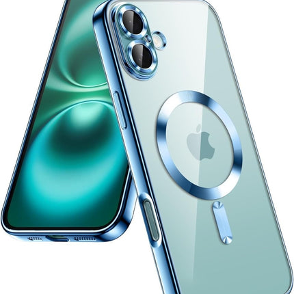 iPhone 17 Pro hoesje magnetische lens bescherming blauw