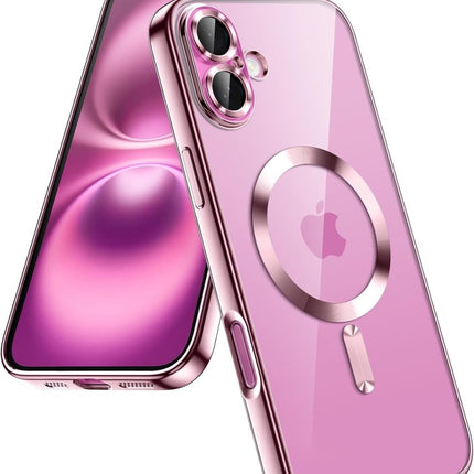 iPhone 17 Pro hoesje magnetische lens bescherming rosegoud
