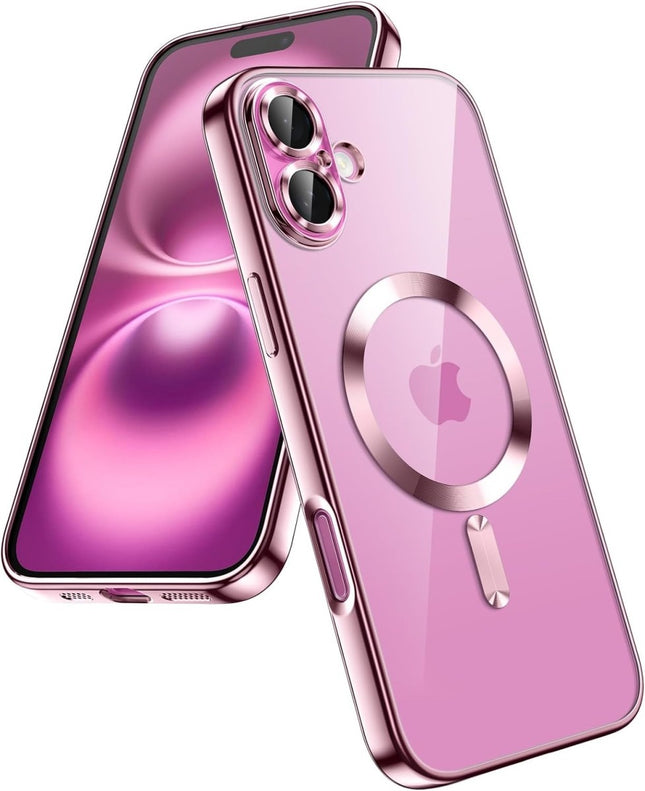 iPhone 17 Pro hoesje magnetische lens bescherming rosegoud