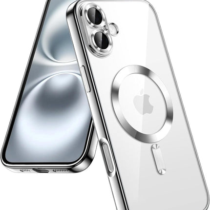 iPhone 17 Pro Max hoesje magnetische lens bescherming zilver