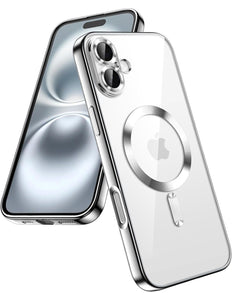 iPhone 17 Pro Max hoesje magnetische lens bescherming zilver