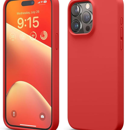 iPhone 17 Pro Max hoesje Silicone Case Rood