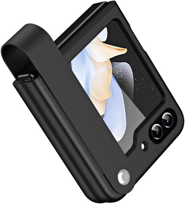 360° Adjustable Strap Case - Samsung Z Flip 5 - Zwart