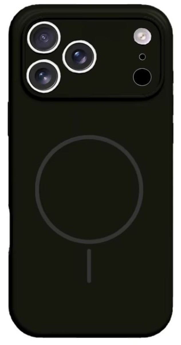 Liquid Soft Touch Magnetic Magsafe Case - iPhone 13 - Zwart