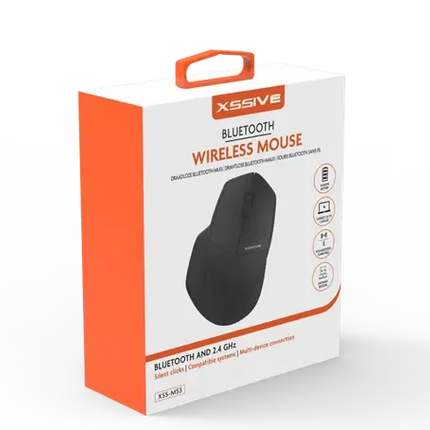 Xssive Draadloze Bluetooth Muis XSS-MS3B – Zwart