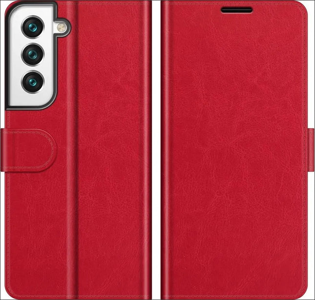 Samsung Galaxy S22 hoesje Rood Bookcase Mapje - Wallet Case